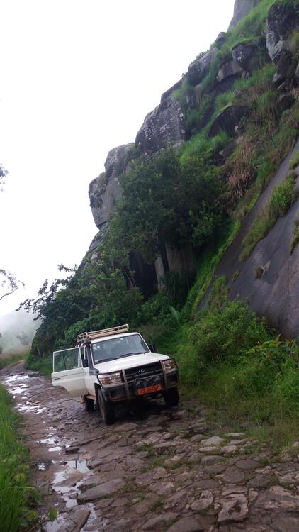 Transportation over Rom Rock